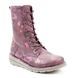 Heavenly Feet Lace Up Boots - Purple Floral - 0525/95 WALKER MARTINA